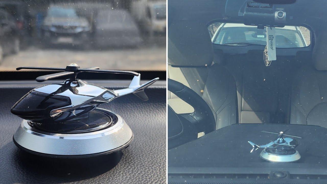 Solar Helicopter Car Accessory Review & Test | Worth It or Not? | Solar Helicopter for Car Dashboard