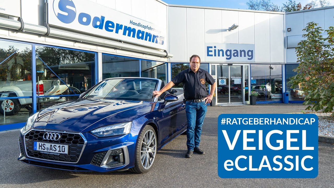 Veigel eClassic Handgerät im Audi A5 Cabrio Ratgeber Handicap#47