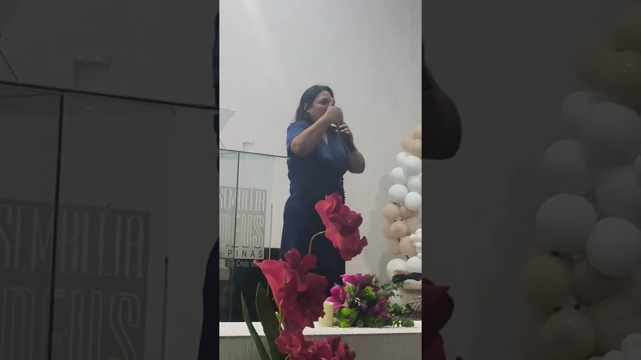 Pregação com pastora Leia 