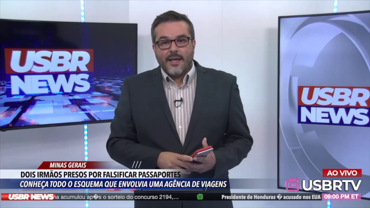 USBRTV - PRESOS BRASILEIROS QUE FALSIFICAVAM PASSAPORTES - (2019)