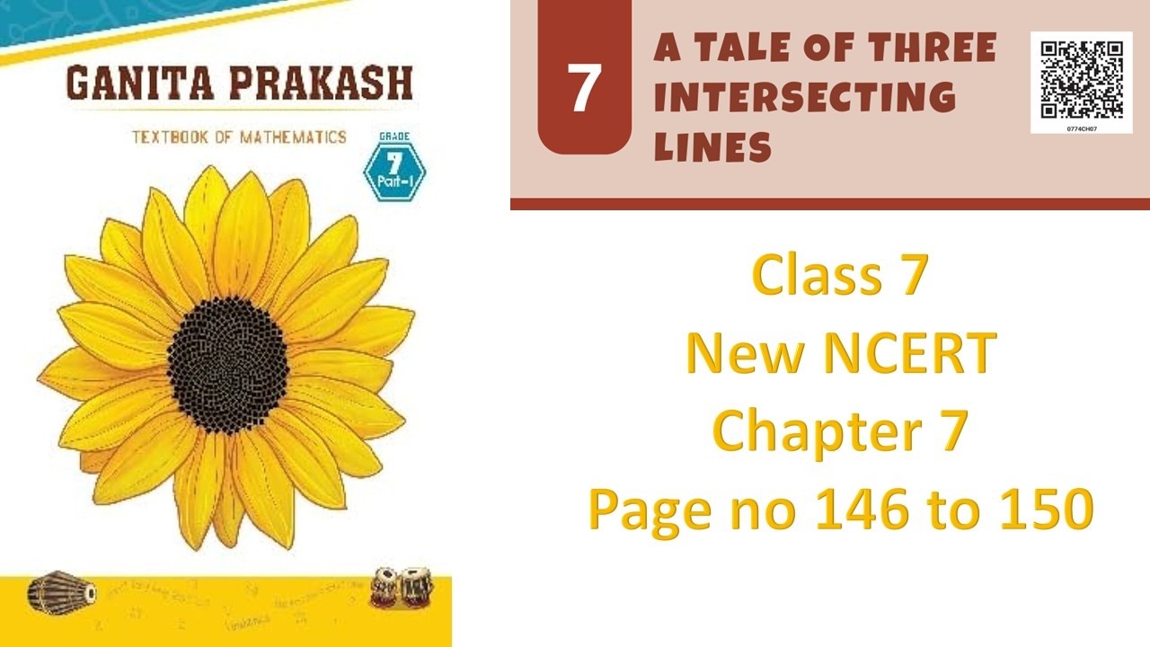 Class 7 New NCERT Maths Chapter 7 page no 146 to 150