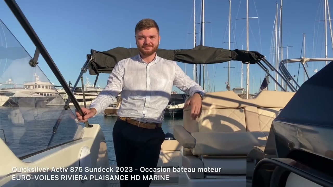 Quicksilver Activ 875 Sundeck - Bateau moteur d'occasion - Visite à bord