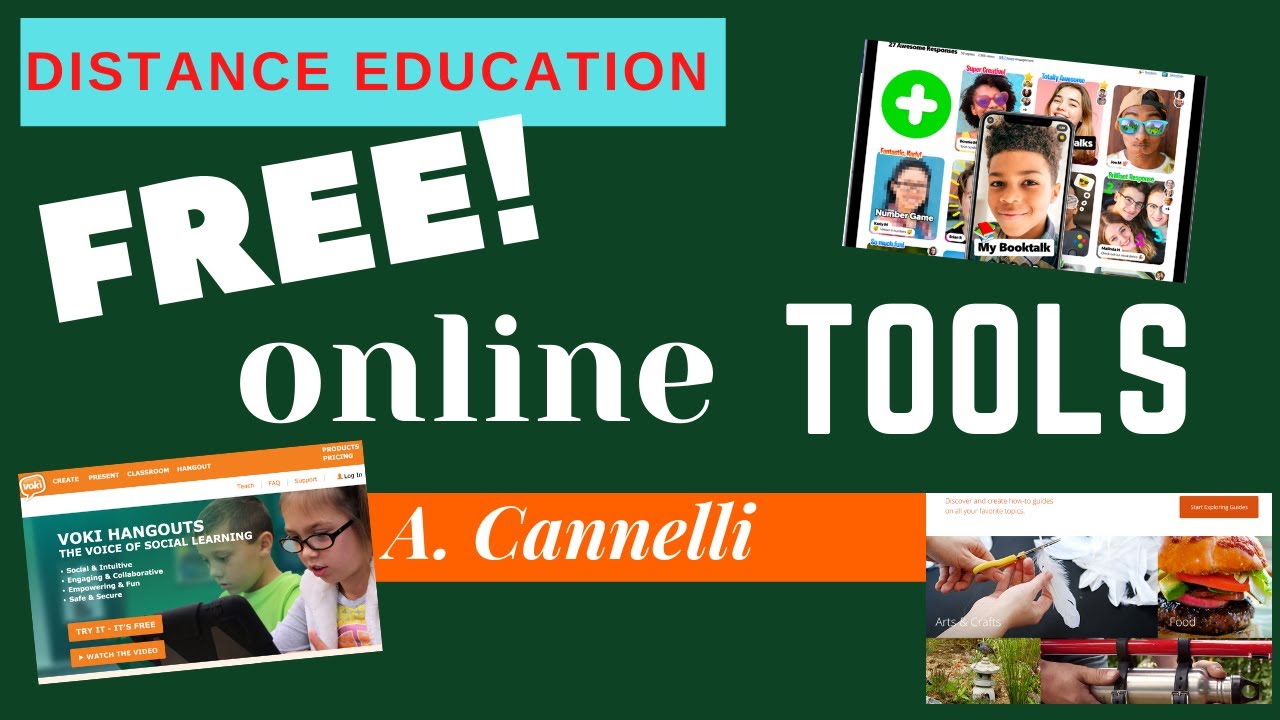 Really useful FREE online tools for successful distance learning (A. Cannelli)