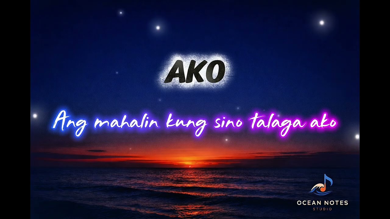 Ako-Ocean Notes Studio Original Opm Rnb Love song