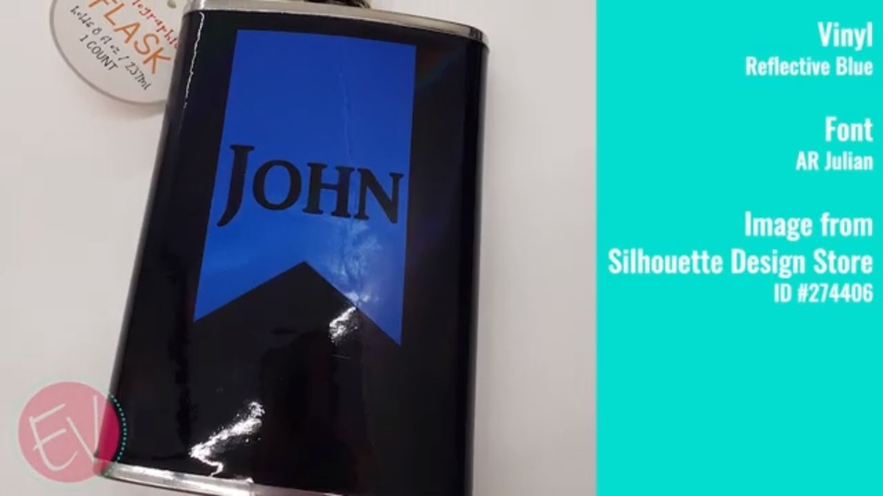Reflective Adhesive Vinyl Flask