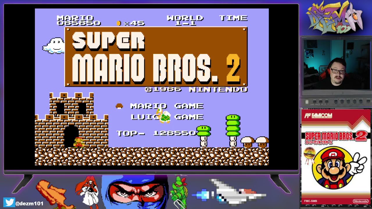 Revisiting Super Mario Bros 2: The Lost Levels (Famicom Disk System) Dezm101
