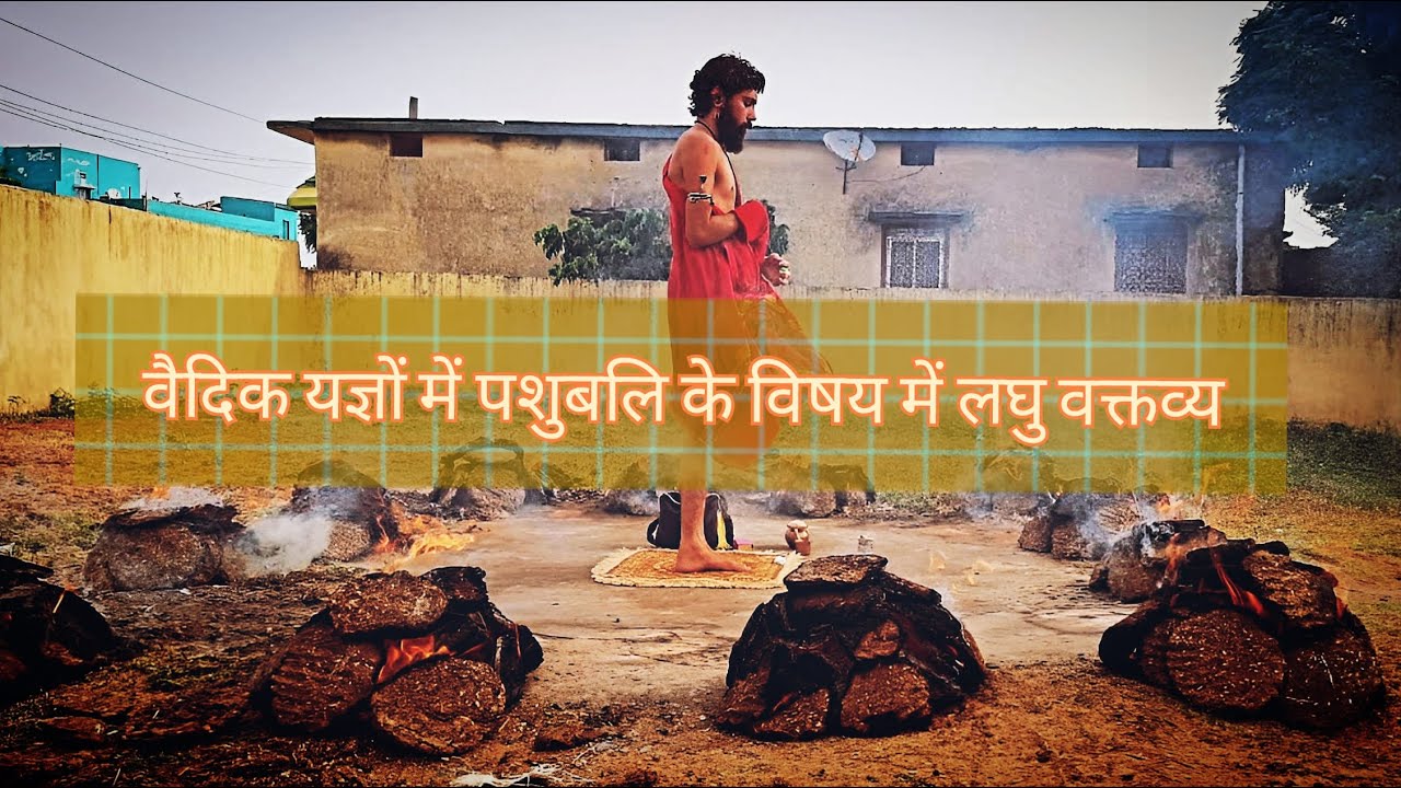 भाग 01 वैदिक यज्ञों में पशु बलि का इतिहास जानें वेदव्यास जी के द्वारा | निग्रहाचार्य का लघु वक्तव्य