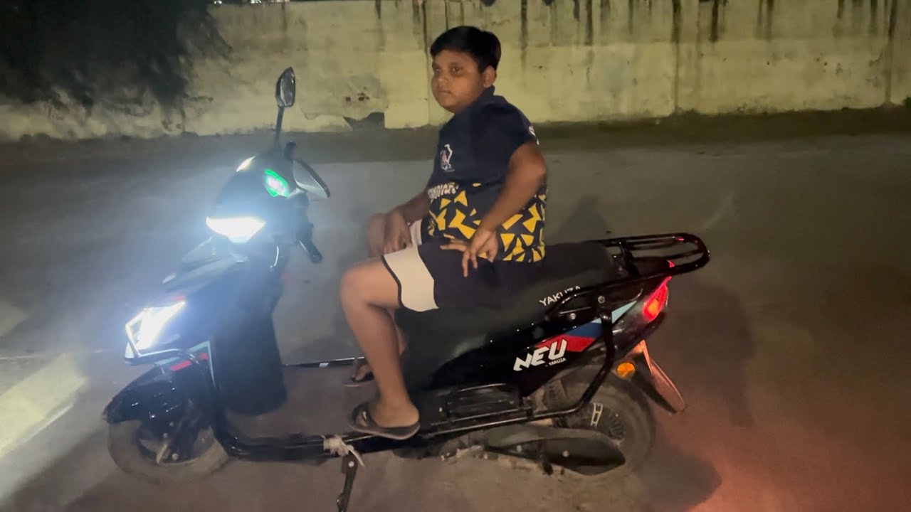 Electric Scooty Night Vlog 🛵 | Gunee Hansiwala | ELECTRIC ⚡️ 