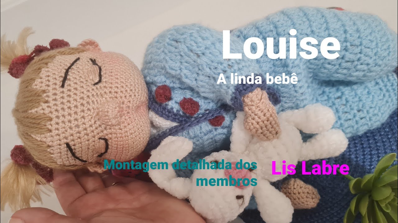 Louise- montagem detalhada dos membros- a linda bebê- amigurumi articulada-passo a passo gratuito