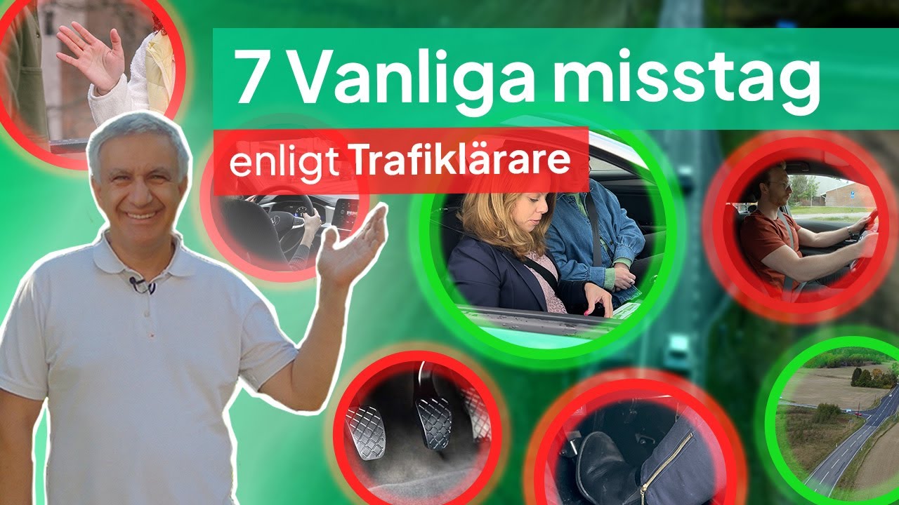 7 Vanligaste Misstagen Vid Övningskörning