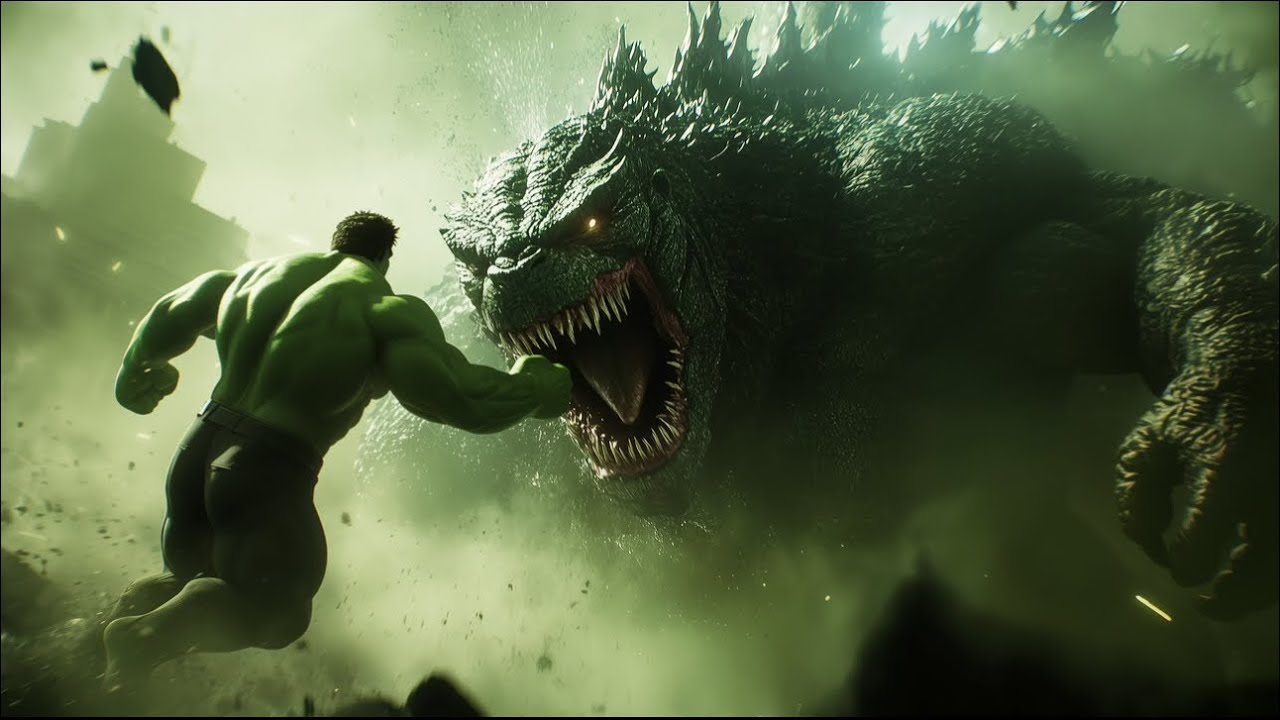 Hulk vs Godzilla - Epic Fight (Part 1)