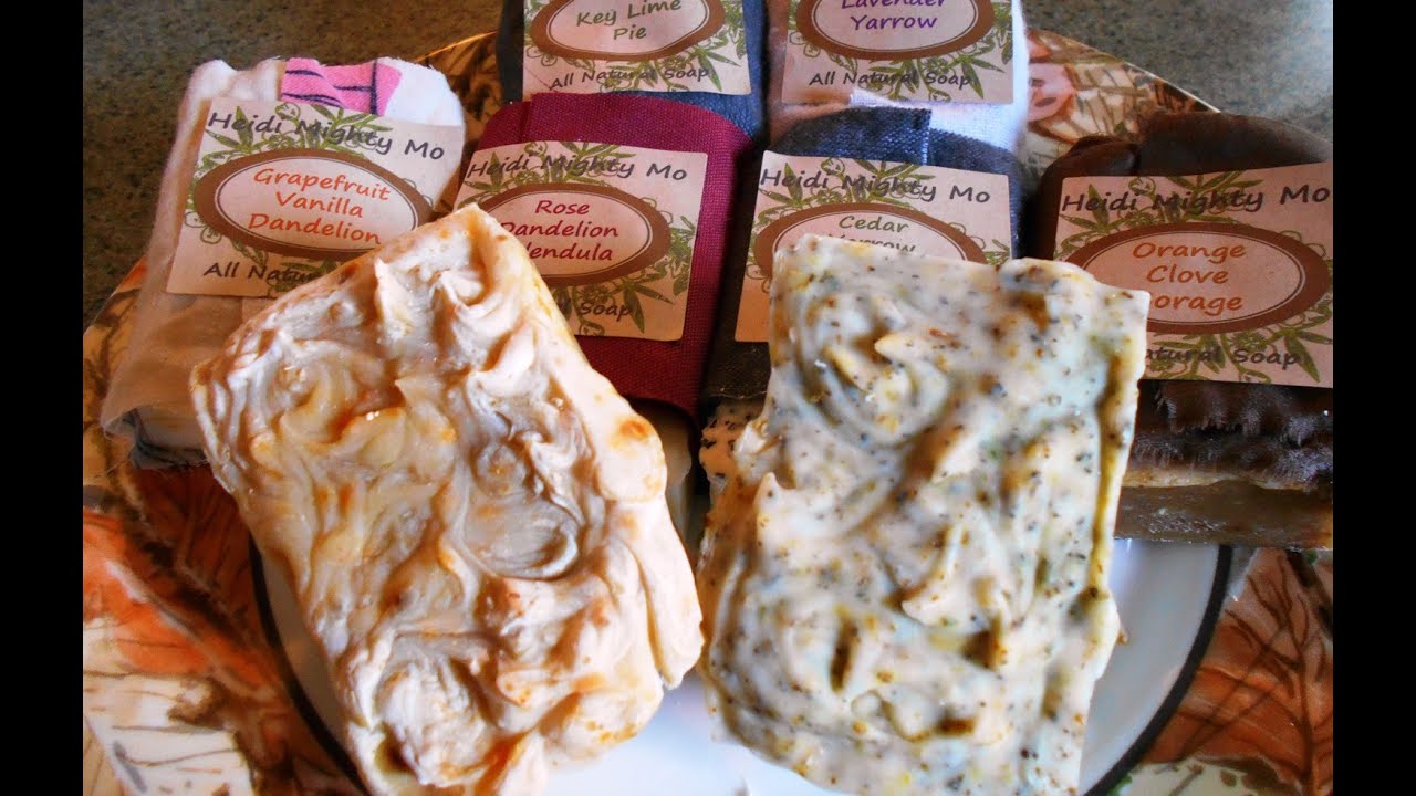 Making Organic Herbal Soap