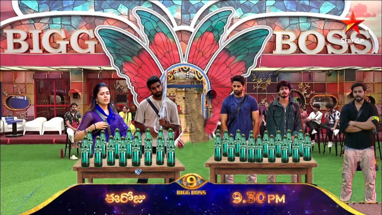 "Captaincy Contender First Level Task.."GoliSoda"🍷!!Bigg Boss 9 Telugu Today Promo | Thanuja Winner🏆