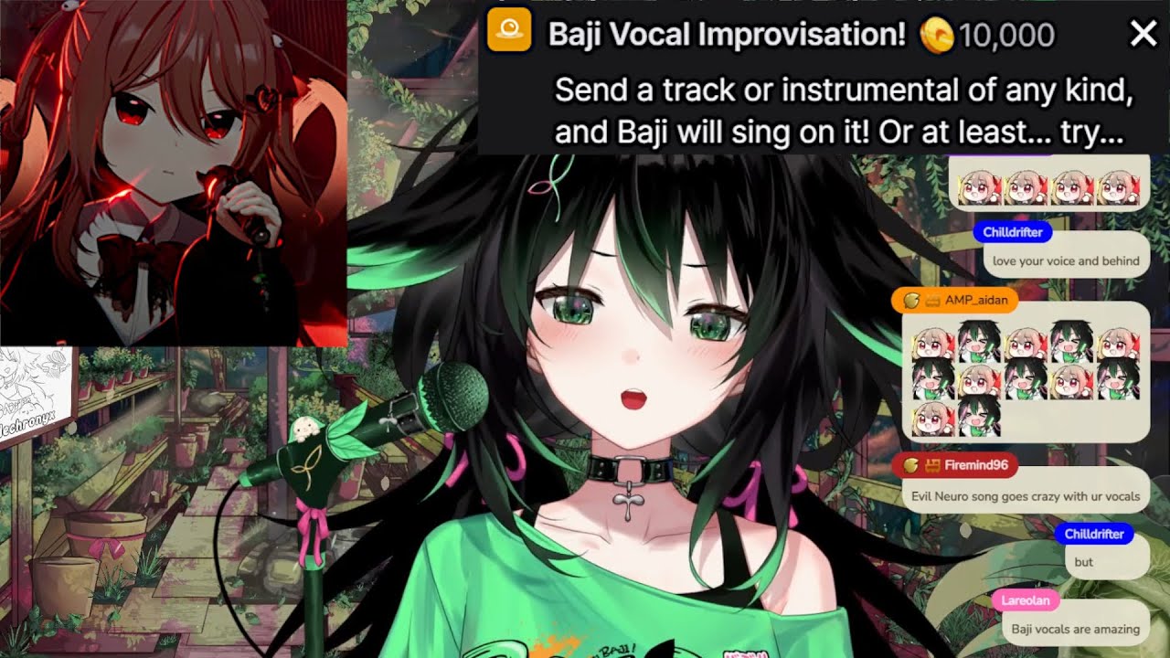 Bajiru vocal improvising on BOOM by Evil
