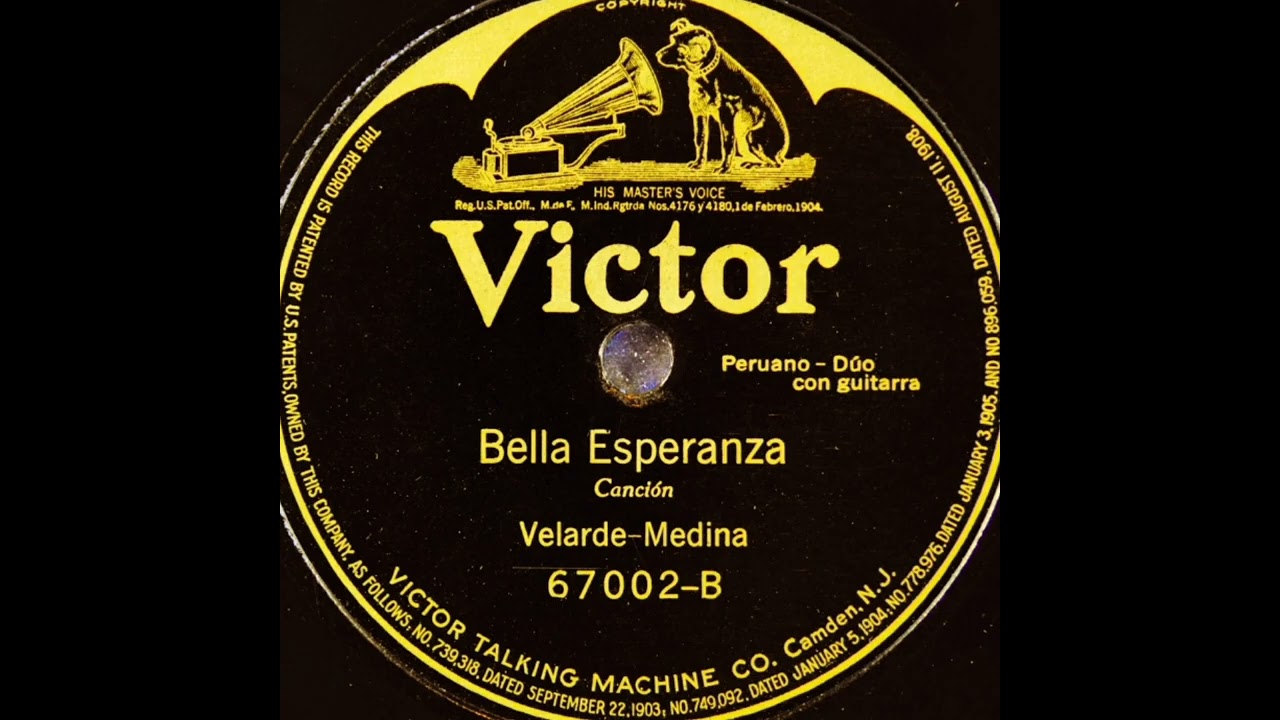 Las Isabelas / Bella Esperanza - Estudiantina Chalaca, Velarde y Medina (1913)