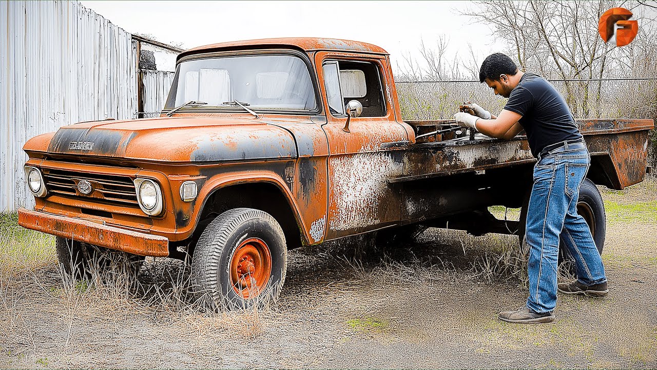 Man Fully Restores Abandoned V8 Chevrolet C10 | Start to Finish Build by @FloridaManGarage