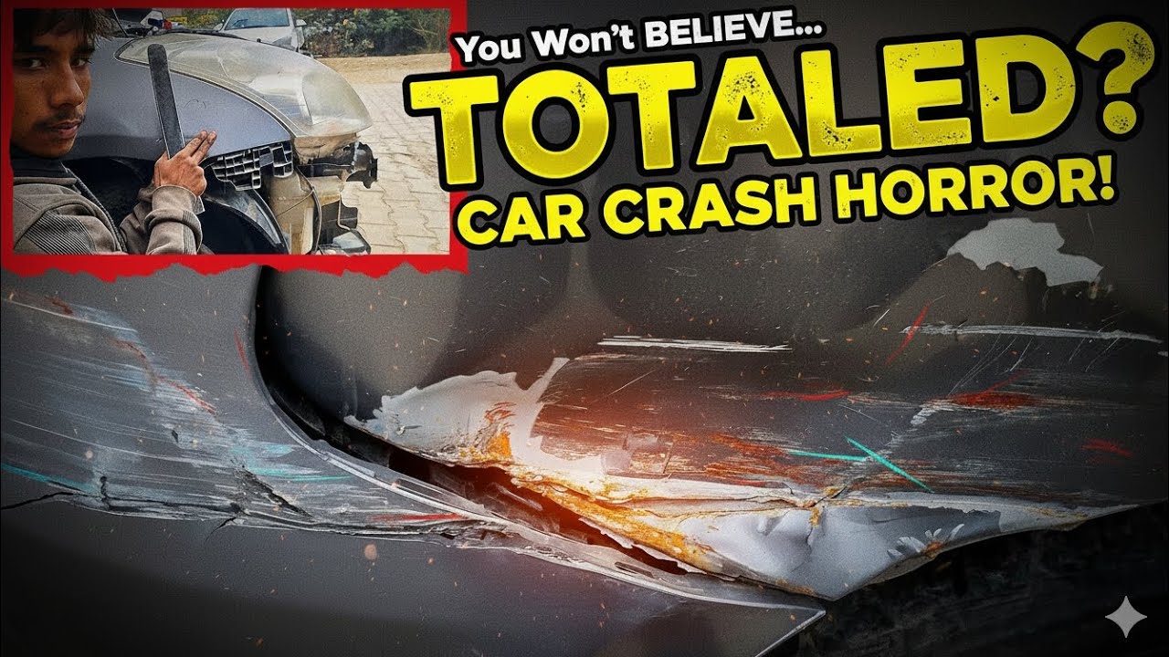 Khatarnak Accident! 😲 Total Loss Car Fully Restored to Brand New Condition @resoration #swift