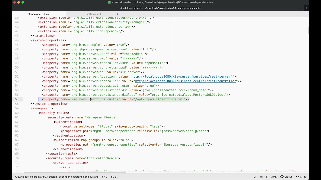 RHPAM/RHDM - Adding external maven dependencies to Decision Manager project on Business Central