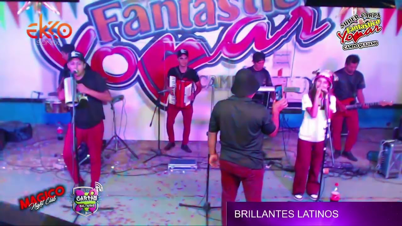 Cómo tú mujer -Brillantes Latinos en vivo Fantástico Miguel Yonar Video de Carpas salteñas