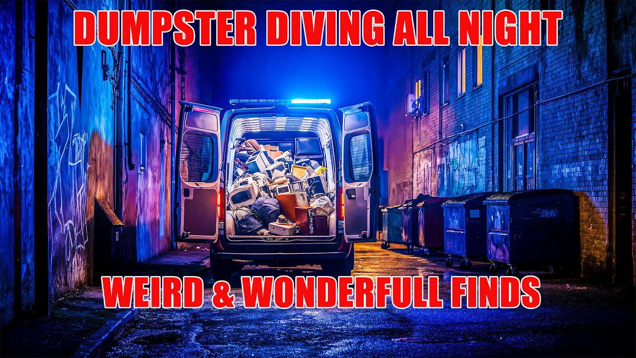 😲SOME OF THE WEIRD AND WONDERFUL ITEMS FOUND DUMPSTER DIVING IN THE UK