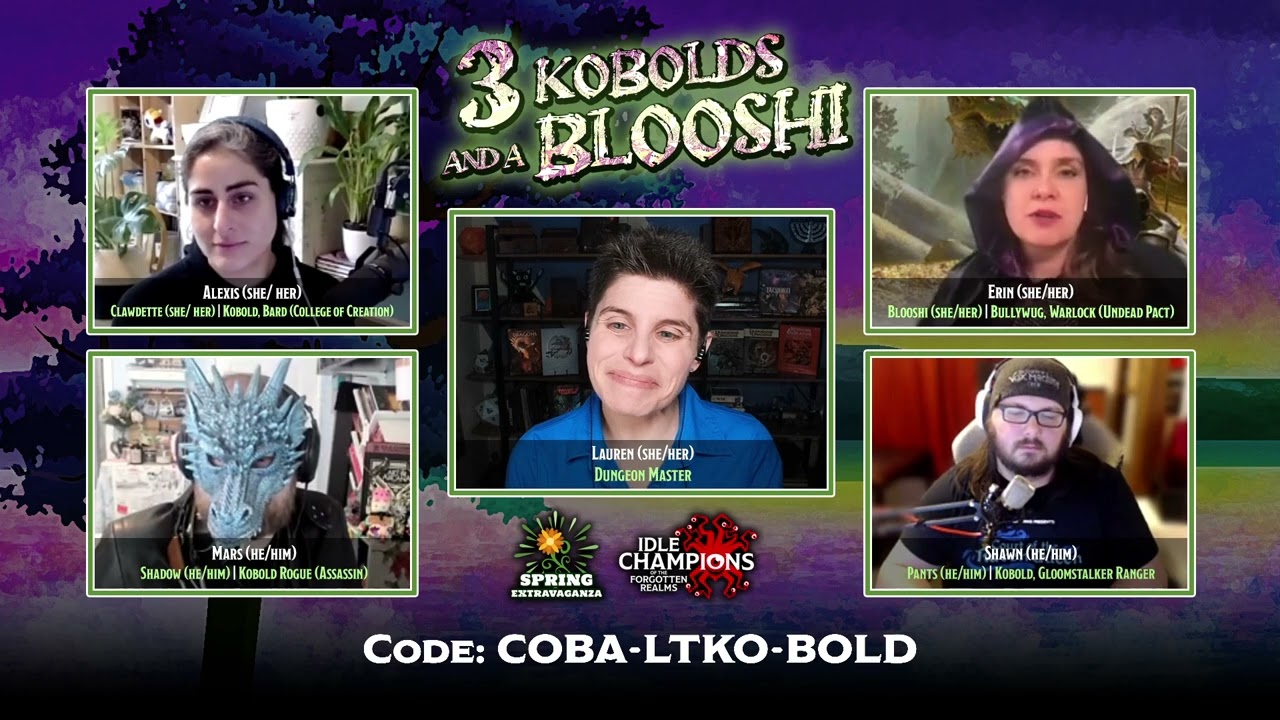 3 Kobolds and a Blooshi
