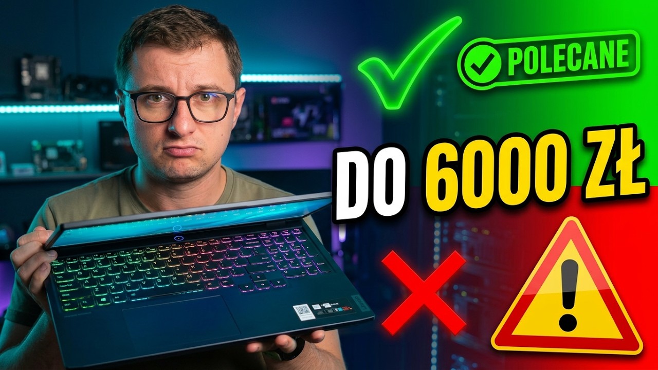 Ranking laptop&oacute;w do 6000 zł 2026  Wrzesień/Październik  &mdash; co kupić, a co omijać PART2