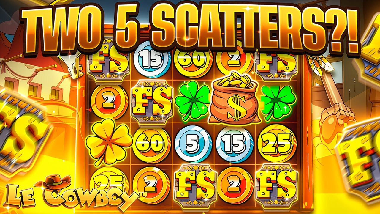 I HIT *TWO* 5 SCATTERS ON LE COWBOY?!