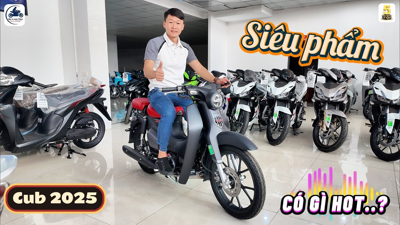 Super Cub C125 2025 ĐEN NHÁM có gì HOT..? ▶ 88 triệu 1 em Super Cub C125 🔴 TOP 5 ĐAM MÊ