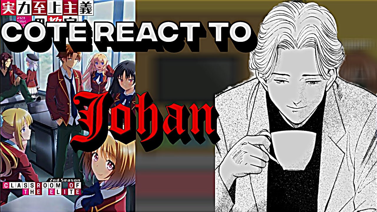 Classroom of the elite react to Johan Liebert||Part 1||