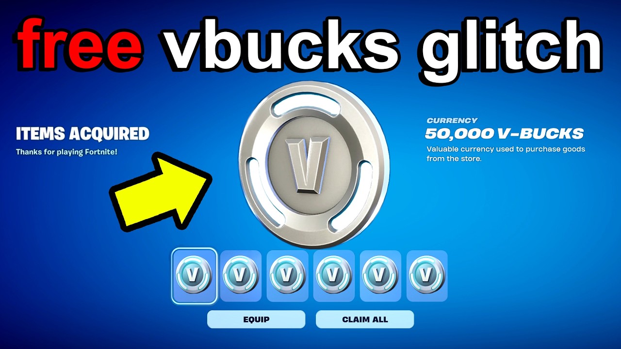 How Many FREE V-Bucks Can I Get in 1 Hour?