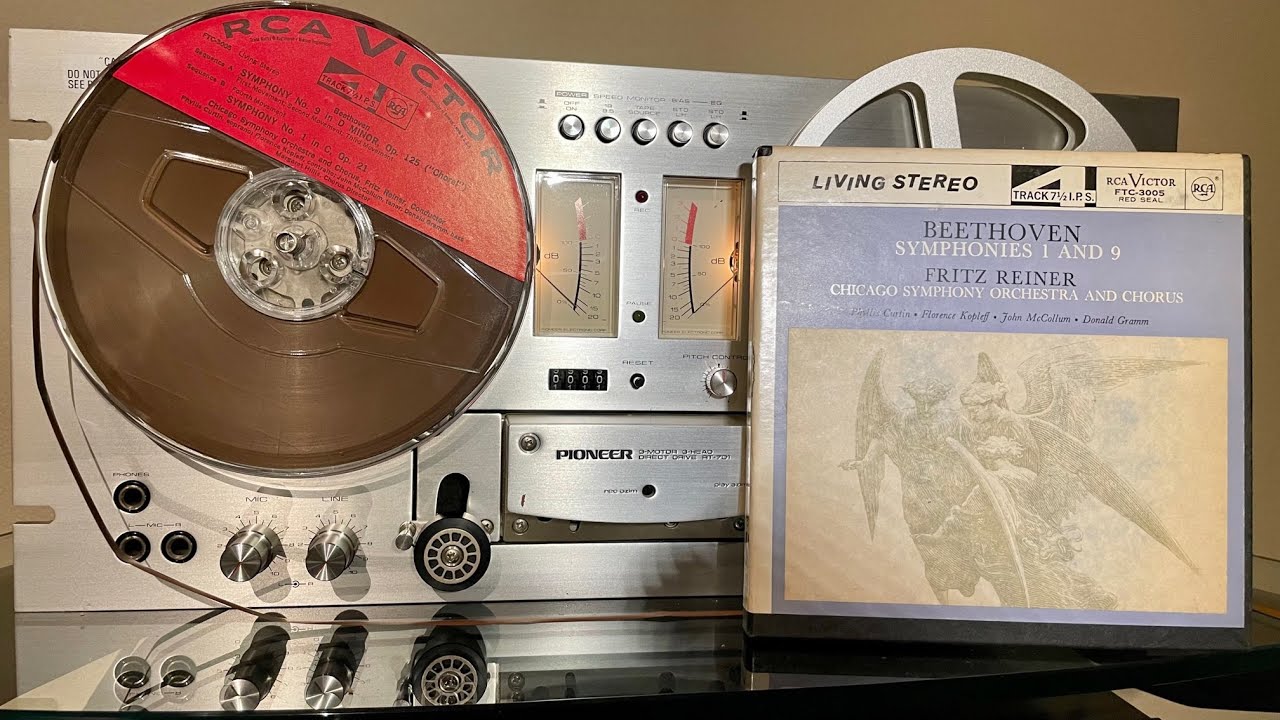 Beethoven: Symphonies 1 and 9 - Reiner - The Chicago Symphony Orchestra & Chorus SIDE B Reel to Reel
