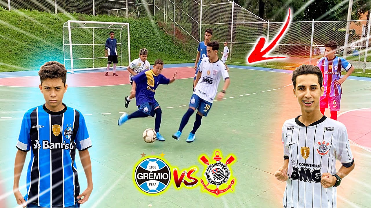 CAMPEONATO BRASILEIRO CORINTHIANS vs GRÊMIO JOGO 5 vs 5 DESAFIOS DE FUTEBOL 2020 ‹ Rikinho ›