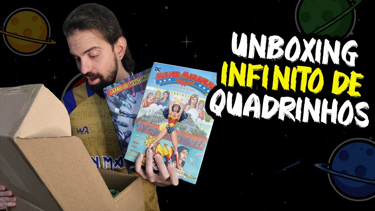 😎UNBOXING SÓ COM LANÇAMENTOS DA Mundos Infinitos!