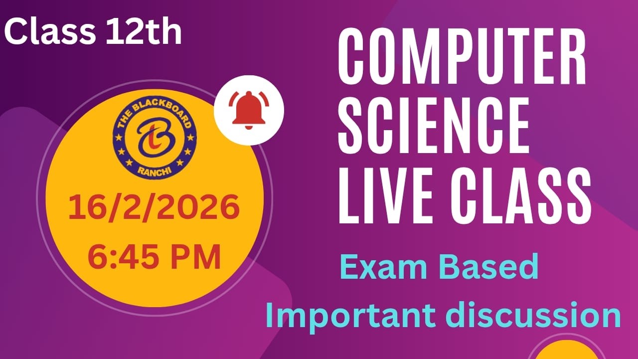 COMPUTER SCIENCE  (EXAM BASED DISCUSSION)