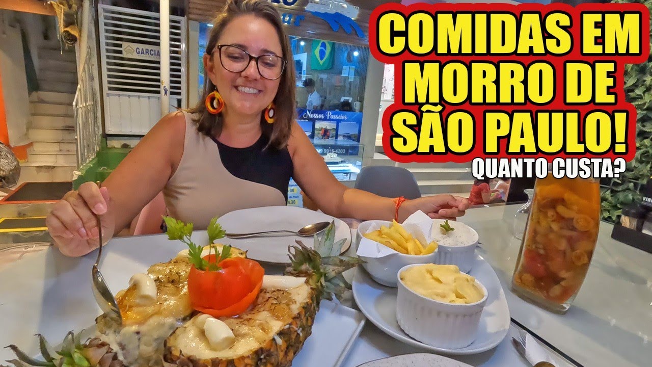 QUANTO CUSTA COMER EM MORRO DE SÃO PAULO - BAHIA... #vlog