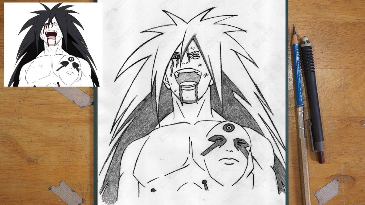 Madara Uchiha Drawing Tutorial | Step by Step Naruto Art Guide