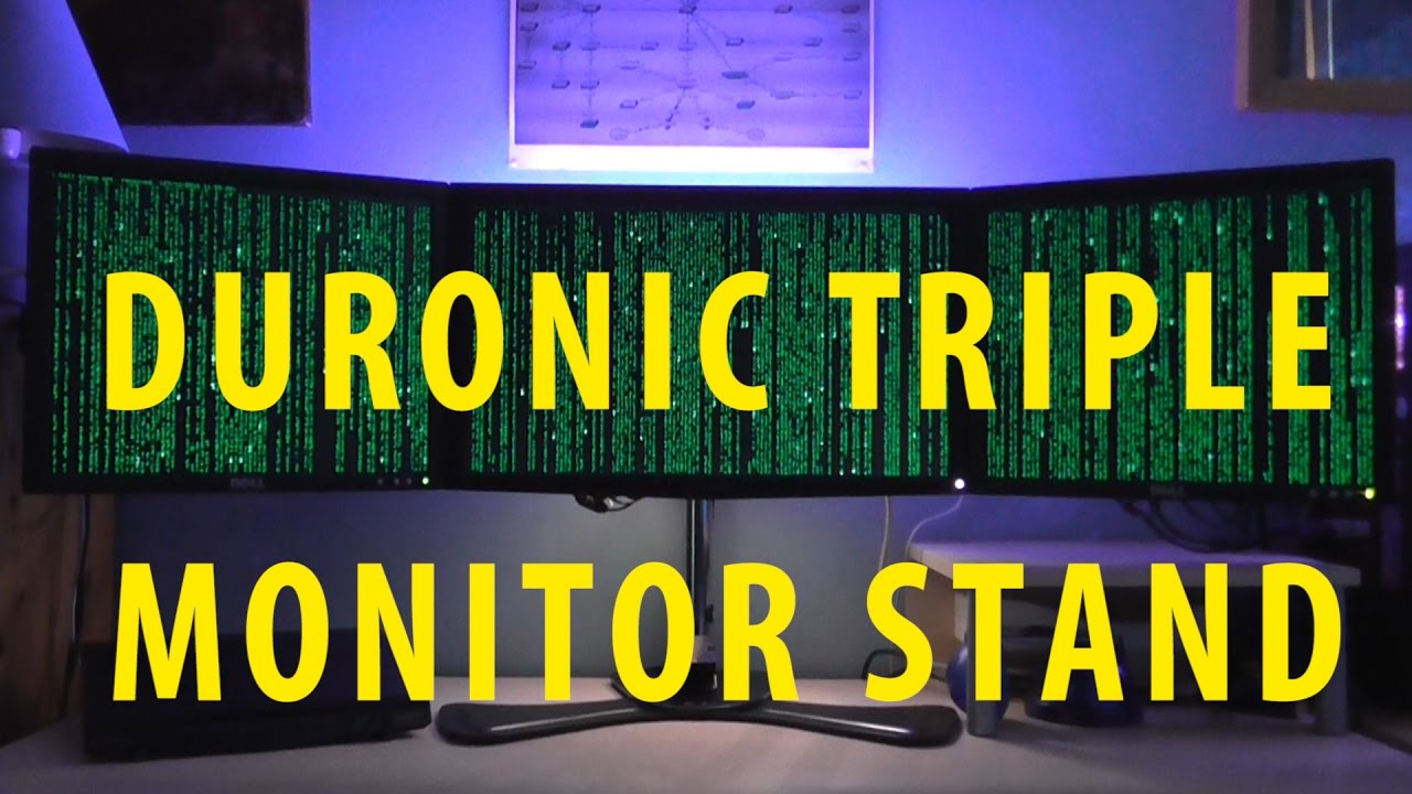 Duronic Triple Monitor Stand