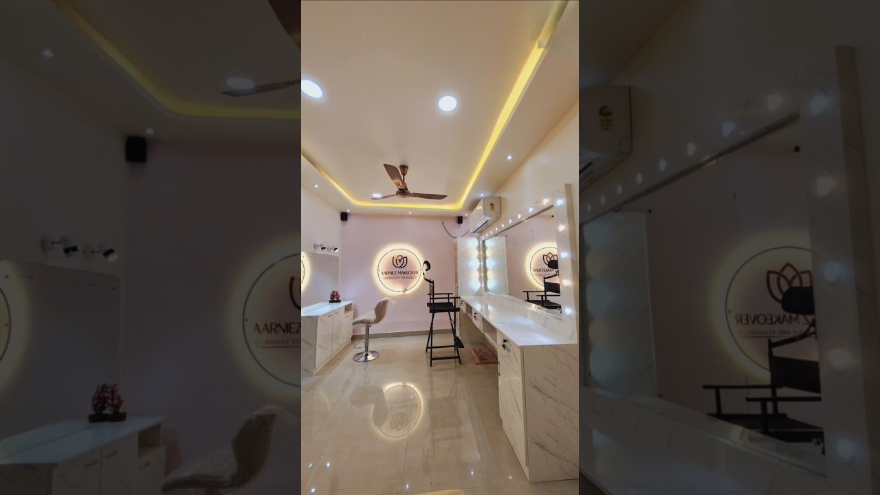 Interior Transformation | Salon Interior | Makeup Studio Interior
