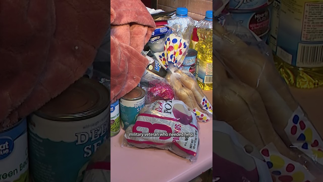 He didn't leave his home for 3 years - so the neighborhood came to help this veteran out