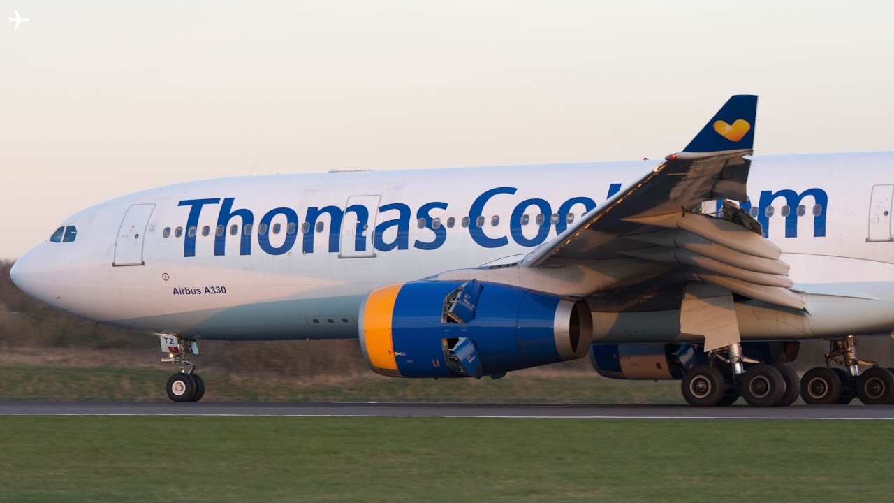 4K- Planespotting at Manchester Airport- Glorious Sunset Arrivals Runway 05R