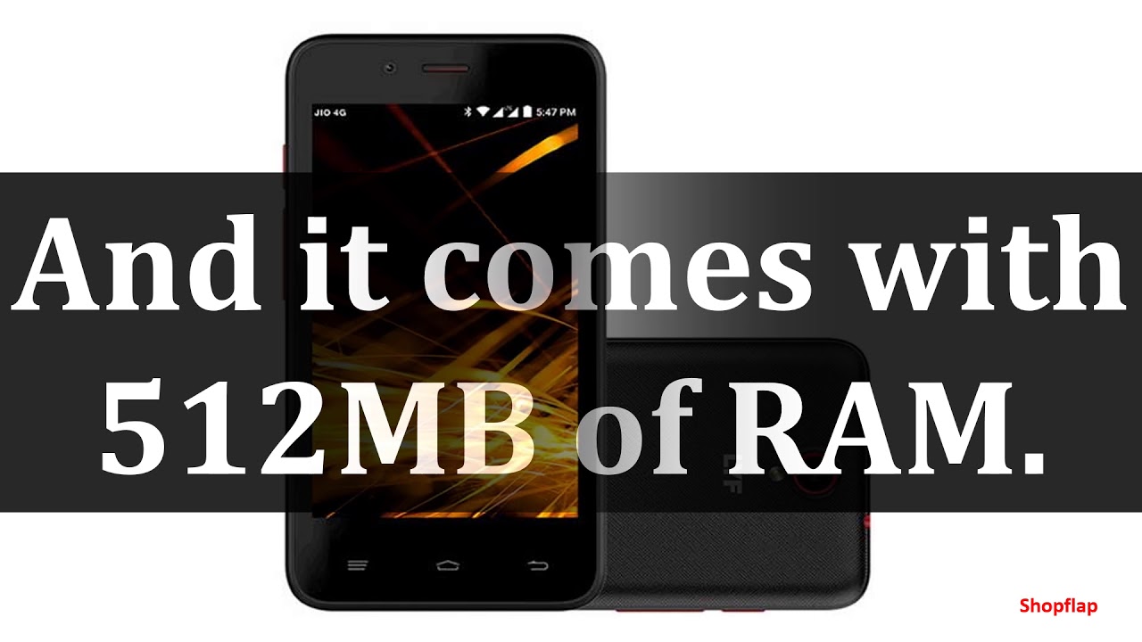 FEATURES OF LYF FLAME 4 MOBILE