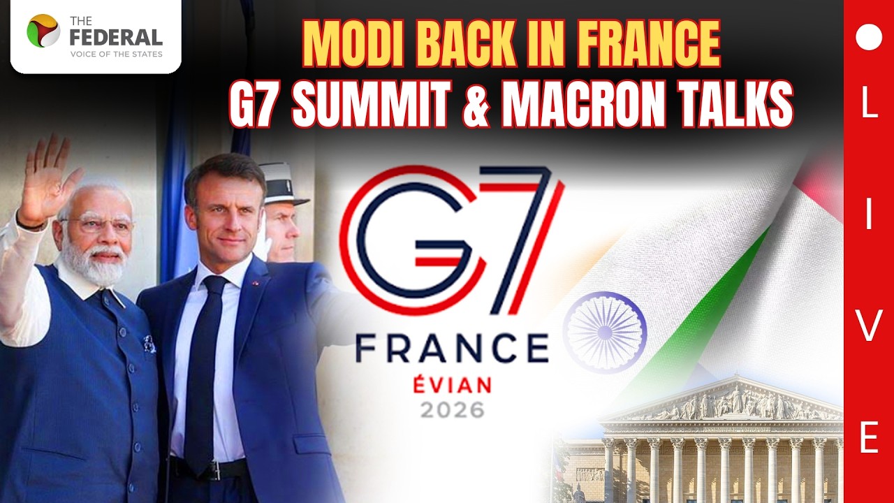 LIVE | Modi & Trump returns to France for G7 summit, key talks with Macron