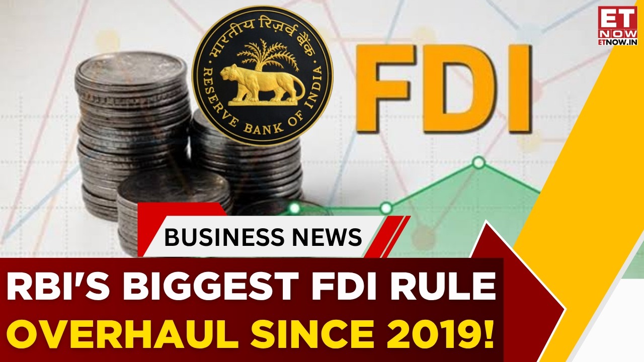 Новые правила ПИИ от RBI: что изменится для иностранных инвестиций | Business @9 | ET Now