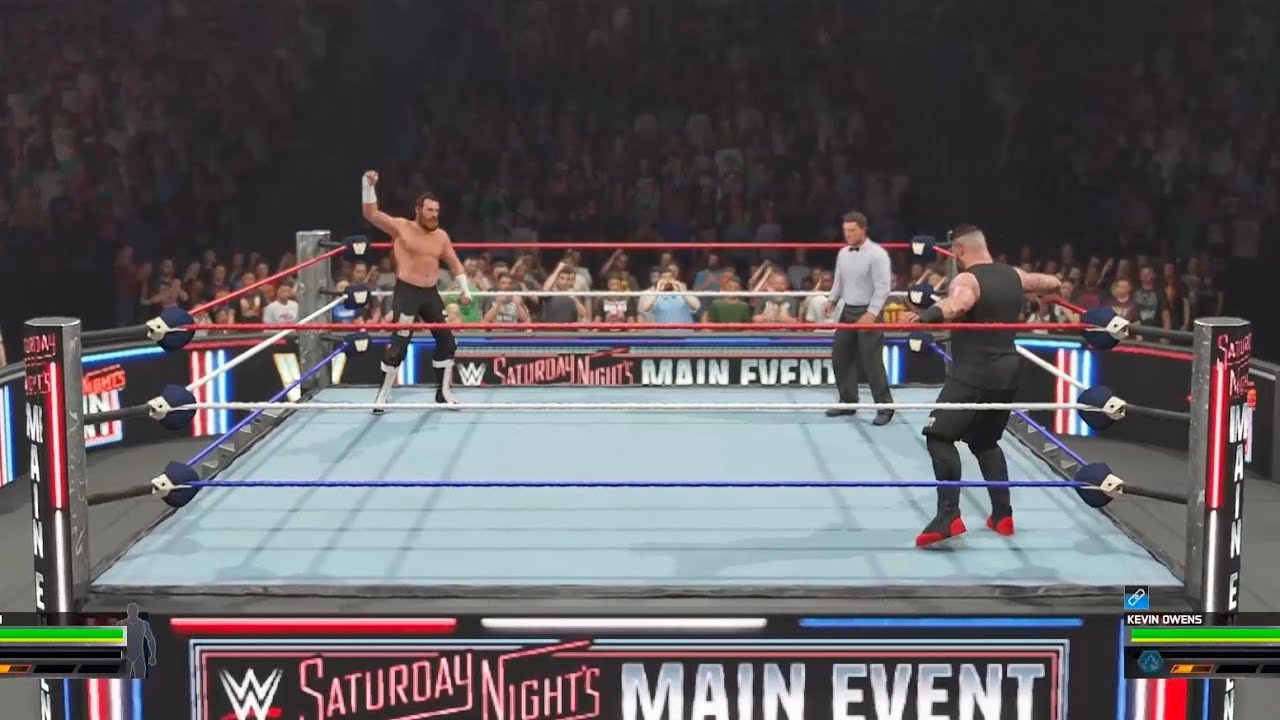Sami Zayn Vs Kevin Owens One on One Match at Saturday Night Main Events || WWE2K25 Pc Gameplay