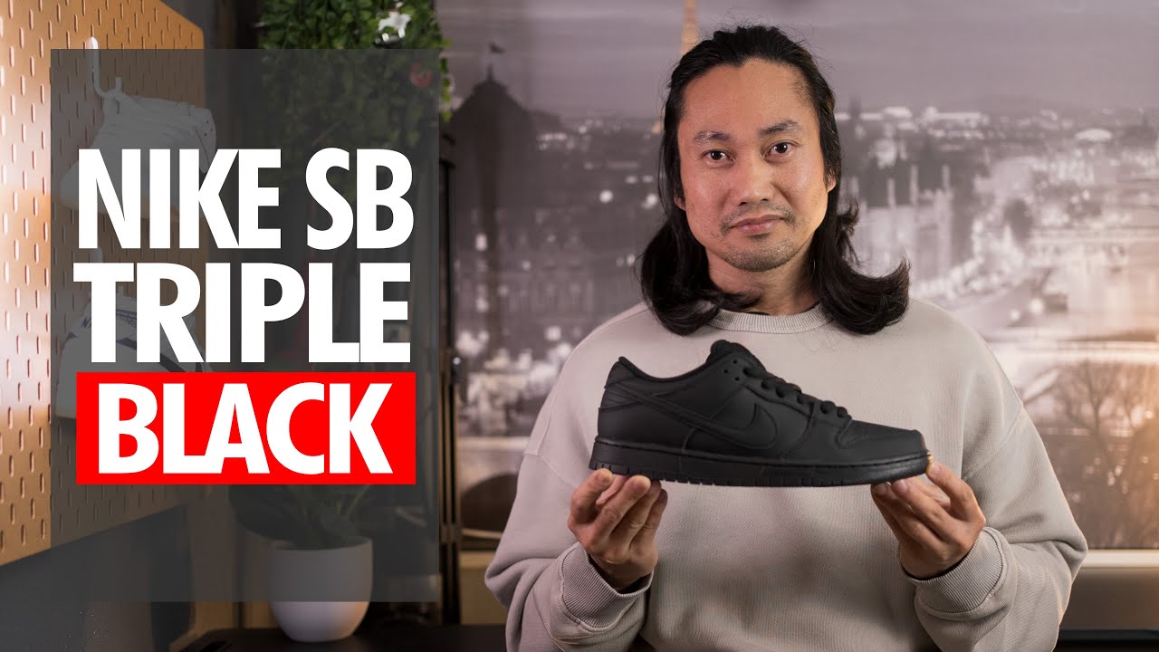 HONEST IMPRESSION: Nike SB Dunk Low Pro ISO Triple Black Orange Label.