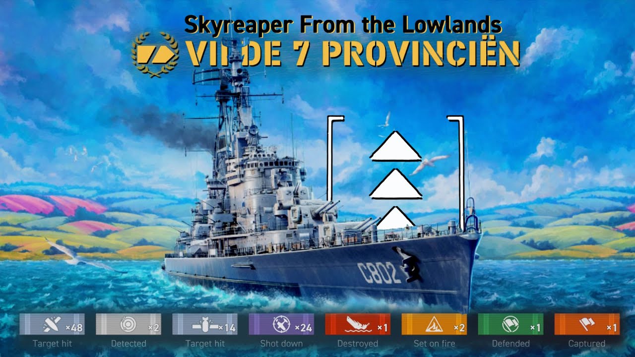 De 7 Provinciën Tier 7 Cruiser | World of Warships Legends