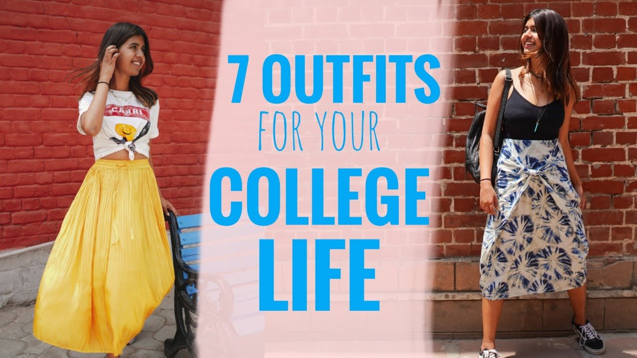 7 outfits for your COLLEGE LIFE | Sejal Kumar