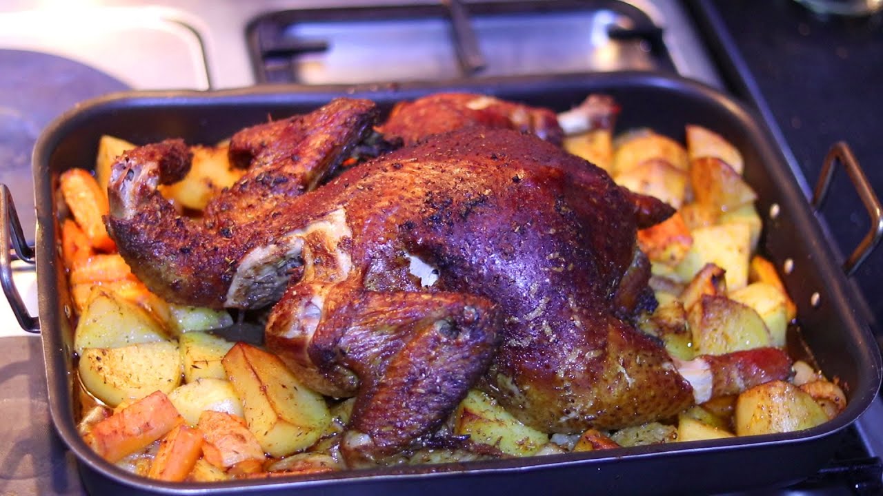 Jinsi ya Kuoka Kuku Mzima Kwenye Oven|How to Roast the Whole Chicken and Vegetable in the Oven