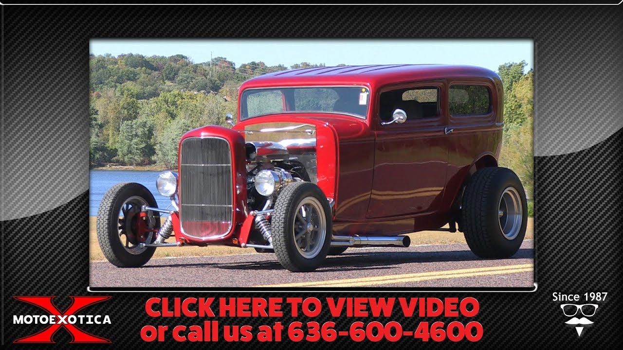 1932 Ford Model A Sedan Hot Rod -- SOLD