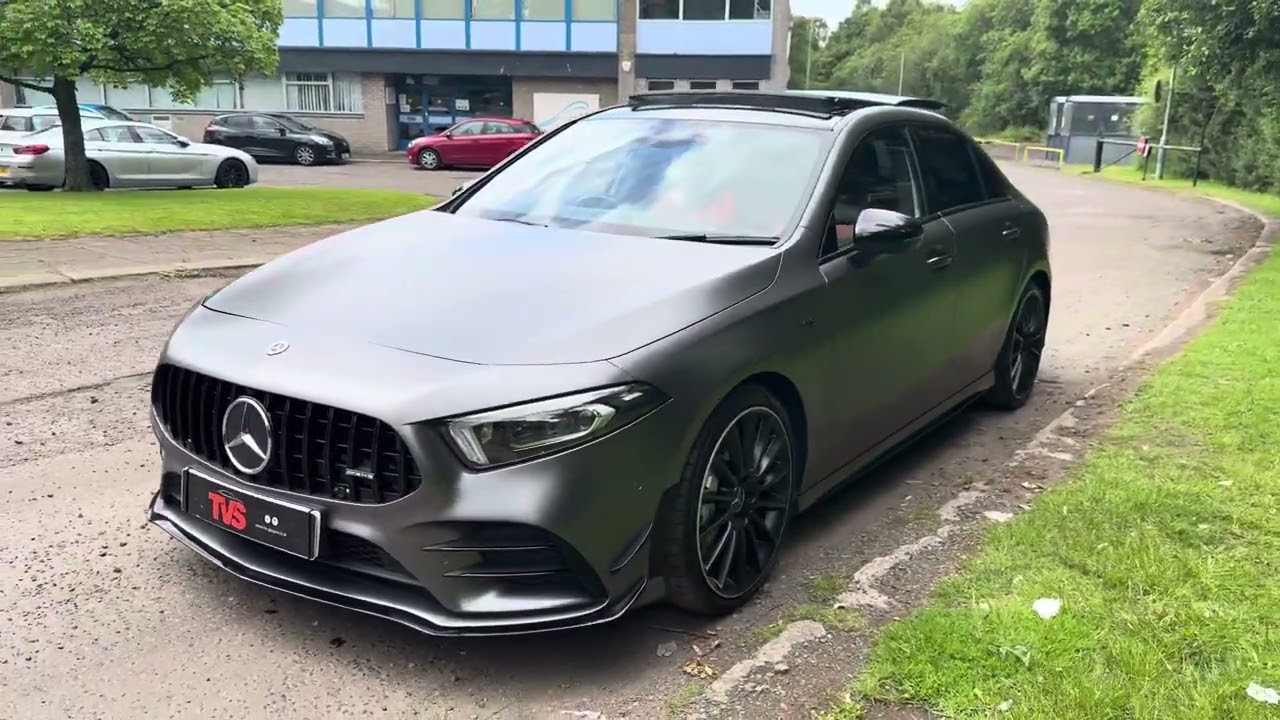 2021 Mercedes A35 AMG 7G DCT 4Matic saloon *Frozen Grey* on sale at TVS Specialist Cars